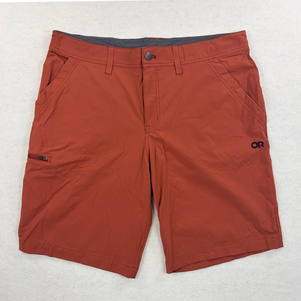 Outdoor Research Ferrosi Shorts Mens 36 Burnt Orange 10 Inseam Hiking 287645